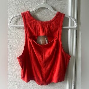 Free people NWT red top!!!
